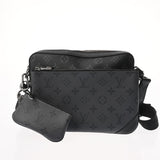 LOUIS VUITTON ルイヴィトン モノグラムエクリプス トリオメッセンジャー ブラック M69443 メンズ モノグラムキャンバス メッセンジャーバッグ Aランク 中古 銀蔵