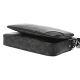 LOUIS VUITTON ルイヴィトン モノグラムエクリプス トリオメッセンジャー ブラック/グレー M69443 メンズ モノグラムキャンバス ショルダーバッグ ABランク 中古 銀蔵