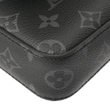 LOUIS VUITTON ルイヴィトン モノグラムエクリプス トリオメッセンジャー ブラック/グレー M69443 メンズ モノグラムキャンバス ショルダーバッグ ABランク 中古 銀蔵