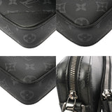 LOUIS VUITTON ルイヴィトン モノグラムエクリプス トリオメッセンジャー ブラック/グレー M69443 メンズ モノグラムキャンバス ショルダーバッグ ABランク 中古 銀蔵