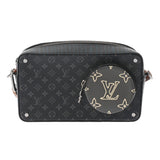LOUIS VUITTON ルイヴィトン モノグラムエクリプス ヴォルガ オンストラップ ブラック M69688 メンズ モノグラムキャンバス ショルダーバッグ Aランク 中古 銀蔵