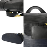 LOUIS VUITTON ルイヴィトン エピ クリストファー PM ノワール/ネイビー/イエロー M55111 メンズ エピレザー/ダミエキャンバス リュック・デイパック Aランク 中古 銀蔵
