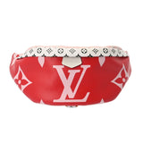 LOUIS VUITTON ルイヴィトン モノグラムジャイアント バムバッグ ルージュ M44575 メンズ モノグラムキャンバス ボディバッグ Aランク 中古 銀蔵