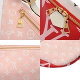 LOUIS VUITTON ルイヴィトン モノグラムジャイアント バムバッグ ルージュ M44575 メンズ モノグラムキャンバス ボディバッグ Aランク 中古 銀蔵