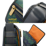 LOUIS VUITTON ルイヴィトン モノグラムヘリテージ ボスフォール ウェアラブル ウォレット ブルーストライプ M15173 メンズ モノグラムキャンバス ショルダーバッグ Aランク 中古 銀蔵