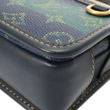 LOUIS VUITTON ルイヴィトン モノグラムヘリテージ ボスフォール ウェアラブル ウォレット ブルーストライプ M15173 メンズ モノグラムキャンバス ショルダーバッグ Aランク 中古 銀蔵
