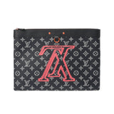 LOUIS VUITTON ルイヴィトン モノグラムインク ポシェットアポロ ブルーマリーン/コライユ M62905 メンズ モノグラムインクキャンバス クラッチバッグ ABランク 中古 銀蔵