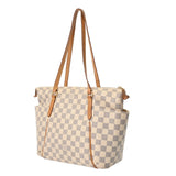LOUIS VUITTON ルイヴィトン ダミエアズール トータリー PM ホワイト N51261 レディース ダミエアズールキャンバス トートバッグ Bランク 中古 銀蔵