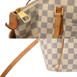 LOUIS VUITTON ルイヴィトン ダミエアズール トータリー PM ホワイト N51261 レディース ダミエアズールキャンバス トートバッグ Bランク 中古 銀蔵
