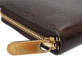 LOUIS VUITTON ルイヴィトン ヴェルニ ジッピー オーガナイザー アマラント M93610 ユニセックス モノグラムヴェルニ 長財布 Bランク 中古 銀蔵