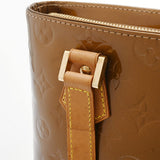 LOUIS VUITTON ルイヴィトン モノグラムヴェルニ ヒューストン トート ブロンズ M91122 レディース モノグラムヴェルニ ハンドバッグ Bランク 中古 銀蔵