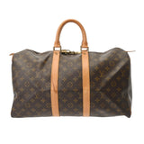 LOUIS VUITTON ルイヴィトン モノグラム キーポル 45 ブラウン M41428 ユニセックス モノグラムキャンバス ボストンバッグ Bランク 中古 銀蔵