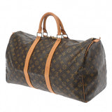 LOUIS VUITTON ルイヴィトン モノグラム キーポル 50 ブラウン M41426 ユニセックス モノグラムキャンバス ボストンバッグ Bランク 中古 銀蔵