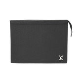 LOUIS VUITTON ルイヴィトン タイガ ポシェット ヴォワヤージュ ノワール M30450 メンズ レザー クラッチバッグ Aランク 中古 銀蔵