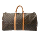 LOUIS VUITTON ルイヴィトン モノグラム キーポル 55 ブラウン M41424 ユニセックス モノグラムキャンバス ボストンバッグ Bランク 中古 銀蔵
