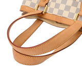 LOUIS VUITTON ルイヴィトン ダミエアズール ハムステッド PM ホワイト N51207 レディース ダミエアズールキャンバス ハンドバッグ Bランク 中古 銀蔵