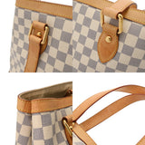 LOUIS VUITTON ルイヴィトン ダミエアズール ハムステッド PM ホワイト N51207 レディース ダミエアズールキャンバス ハンドバッグ Bランク 中古 銀蔵