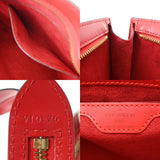 LOUIS VUITTON ルイヴィトン エピ サンジャック カスティリアンレッド M52277 レディース エピレザー ハンドバッグ Aランク 中古 銀蔵