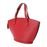LOUIS VUITTON ルイヴィトン エピ サンジャック カスティリアンレッド M52277 レディース エピレザー ハンドバッグ Aランク 中古 銀蔵