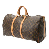 LOUIS VUITTON ルイヴィトン モノグラム キーポル バンドリエール 55 ブラウン M41414 ユニセックス モノグラムキャンバス ボストンバッグ Bランク 中古 銀蔵