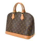 LOUIS VUITTON ルイヴィトン モノグラム アルマ 旧型 ブラウン M51130 レディース モノグラムキャンバス ハンドバッグ Bランク 中古 銀蔵