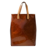 LOUIS VUITTON ルイヴィトン モノグラムヴェルニ リード MM ブロンズ M91143 レディース ヴェルニ ハンドバッグ Bランク 中古 銀蔵
