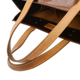 LOUIS VUITTON ルイヴィトン モノグラムヴェルニ リード MM ブロンズ M91143 レディース ヴェルニ ハンドバッグ Bランク 中古 銀蔵