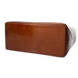 LOUIS VUITTON ルイヴィトン モノグラムヴェルニ リード MM ブロンズ M91143 レディース ヴェルニ ハンドバッグ Bランク 中古 銀蔵