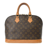 LOUIS VUITTON ルイヴィトン モノグラム アルマ 旧型 ブラウン M51130 レディース モノグラムキャンバス ハンドバッグ Bランク 中古 銀蔵