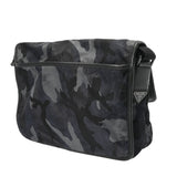 PRADA プラダ カモフラージュ ブルー VA0768 ユニセックス ナイロン ショルダーバッグ Bランク 中古 銀蔵
