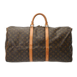 LOUIS VUITTON ルイヴィトン モノグラム キーポル バンドリエール 55 ブラウン M41414 ユニセックス モノグラムキャンバス ボストンバッグ Bランク 中古 銀蔵