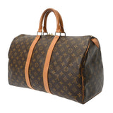 LOUIS VUITTON ルイヴィトン モノグラム キーポル 45 ブラウン M41428 ユニセックス モノグラムキャンバス ボストンバッグ Bランク 中古 銀蔵