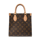 LOUIS VUITTON ルイヴィトン モノグラム サックプラ BB 旧型 2WAY ブラウン M45847 ユニセックス モノグラムキャンバス トートバッグ ABランク 中古 銀蔵