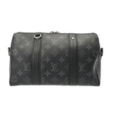 LOUIS VUITTON ルイヴィトン モノグラムエクリプス シティキーポル ブラック/グレー M45936 メンズ モノグラムエクリプス/モノグラムリバース ショルダーバッグ Aランク 中古 銀蔵