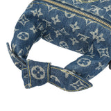 LOUIS VUITTON ルイヴィトン モノグラムデニム ジャパニーズクルーザーNIGOコラボ ブルー M45970 レディース モノグラムデニム トリヨンレザー ハンドバッグ Aランク 中古 銀蔵