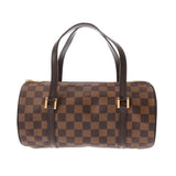 LOUIS VUITTON ルイヴィトン ダミエ パピヨン PM ブラウン N51304 レディース ダミエキャンバス ハンドバッグ ABランク 中古 銀蔵