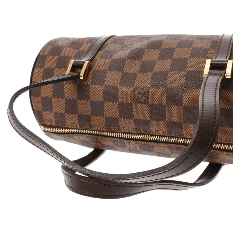 LOUIS VUITTON ダミエ パピヨン ハンドバッグ PVC レザー ファッション 