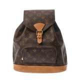 LOUIS VUITTON ルイヴィトン モノグラム モンスリ MM ブラウン M51136 レディース モノグラムキャンバス リュック・デイパック Bランク 中古 銀蔵
