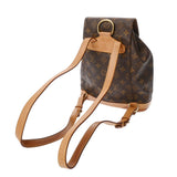 LOUIS VUITTON ルイヴィトン モノグラム モンスリ MM ブラウン M51136 レディース モノグラムキャンバス リュック・デイパック Bランク 中古 銀蔵