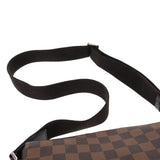 LOUIS VUITTON ルイヴィトン ダミエ ディストリクトPM NM ブラウン N41031 メンズ ダミエキャンバス ショルダーバッグ ABランク 中古 銀蔵