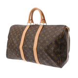 LOUIS VUITTON ルイヴィトン モノグラム キーポル バンドリエール 45 2WAY ブラウン M41418 ユニセックス モノグラムキャンバス ボストンバッグ ABランク 中古 銀蔵