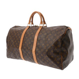 LOUIS VUITTON ルイヴィトン モノグラム キーポル 55 ブラウン M41424 ユニセックス モノグラムキャンバス ボストンバッグ Bランク 中古 銀蔵