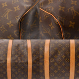 LOUIS VUITTON ルイヴィトン モノグラム キーポル 55 ブラウン M41424 ユニセックス モノグラムキャンバス ボストンバッグ Bランク 中古 銀蔵