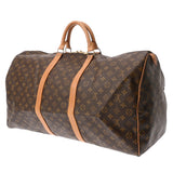 LOUIS VUITTON ルイヴィトン モノグラム キーポル 60 ブラウン M41422 ユニセックス モノグラムキャンバス ボストンバッグ Bランク 中古 銀蔵