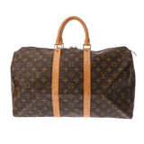 LOUIS VUITTON ルイヴィトン モノグラム キーポル 45 ブラウン M41428 ユニセックス モノグラムキャンバス ボストンバッグ Bランク 中古 銀蔵