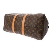 LOUIS VUITTON ルイヴィトン モノグラム キーポル 45 ブラウン M41428 ユニセックス モノグラムキャンバス ボストンバッグ Bランク 中古 銀蔵