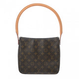 LOUIS VUITTON ルイヴィトン モノグラム ルーピング MM ブラウン M51146 レディース モノグラムキャンバス ショルダーバッグ ABランク 中古 銀蔵