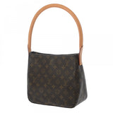 LOUIS VUITTON ルイヴィトン モノグラム ルーピング MM ブラウン M51146 レディース モノグラムキャンバス ショルダーバッグ ABランク 中古 銀蔵