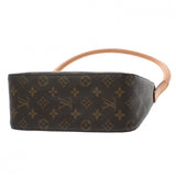 LOUIS VUITTON ルイヴィトン モノグラム ルーピング MM ブラウン M51146 レディース モノグラムキャンバス ショルダーバッグ ABランク 中古 銀蔵