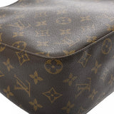 LOUIS VUITTON ルイヴィトン モノグラム ルーピング MM ブラウン M51146 レディース モノグラムキャンバス ショルダーバッグ ABランク 中古 銀蔵